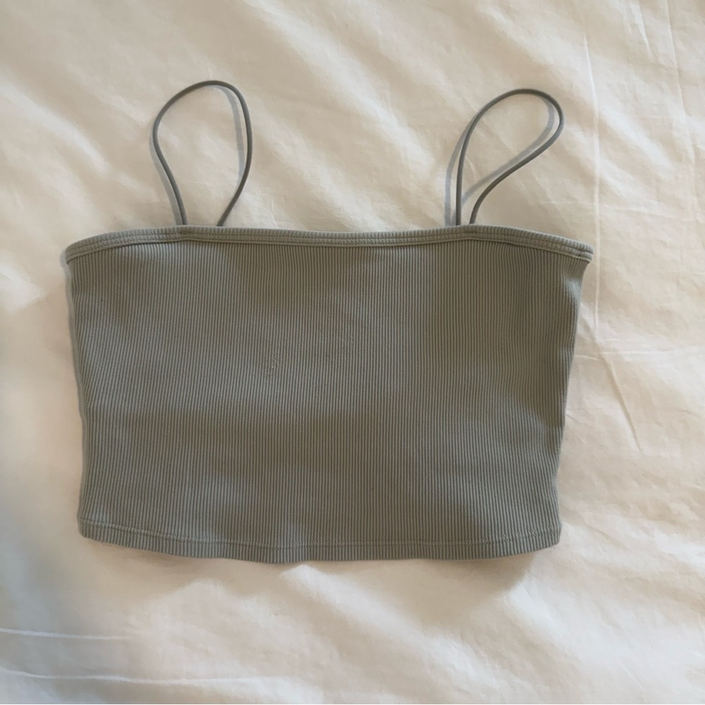 ALO Yoga Goddess Ribbed Bandeau Top